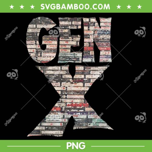 Gen X 80s Rock Cassettes PNG, Retro 80s Cassette Tape Music PNG, Mixed Tape PNG