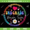 3rd Grade Dream Team SVG, Third Grade Teacher SVG PNG, Teacher Circle Quotes DXF SVG PNG EPS 3rd Grade Dream Team SVG, Third Grade Teacher SVG PNG, Teacher Circle Quotes DXF SVG PNG EPS