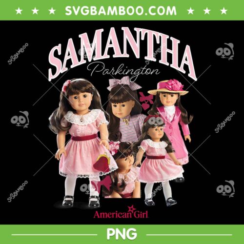 American Girl Samantha Parkington PNG, American Doll PNG, Girls Barbie USA PNG