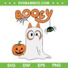 Booey Halloween SVG PNG, Funny Bluey Ghost SVG, Bluey Pumpkin Spooky Halloween DXF SVG PNG EPS
