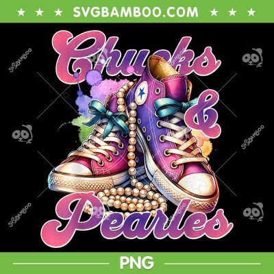 Chucks And Pearls Kamala PNG, I'm With Her Kamala Harris Shoes PNG, Kamala 2024 Retro Vintage PNG