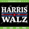Kamala Harris Walz 2024 SVG, Harris Tim Waltz Election SVG