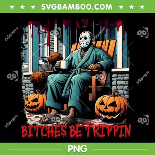 Jason Voorhees Waiting for Halloween Like PNG, Jason Coffee Chill for Halloween PNG