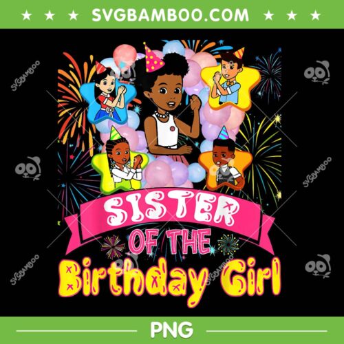 Gracie's Corner Sister of Birthday Girl PNG, Gracie's Dolls Birhday Party PNG