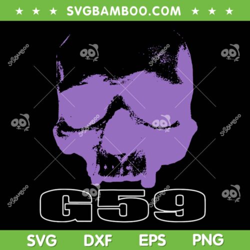 Skull G59 SVG PNG, Suicideboys G59 SVG, Purple G59 DXF SVG PNG EPS