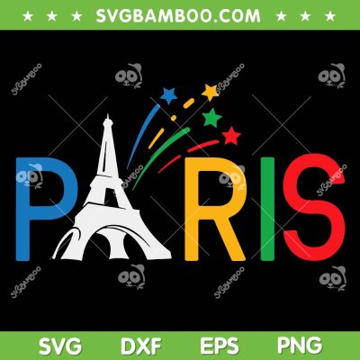 Team USA 2024 Paris SVG PNG, USA Sports Games 2024 SVG, France Olympic America Team DXF SVG PNG EPS
