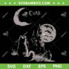 The Cure Cat SVG PNG, Cat Moon Halloween SVG, Rock Band The Cure Cat DXF SVG PNG EPS The Cure Cat SVG PNG, Cat Moon Halloween SVG, Rock Band The Cure Cat DXF SVG PNG EPS