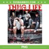 Thug Life Horror Movies PNG, Horror Characters Friends Thug Life PNG, Jason Myers Freddy Street Style PNG