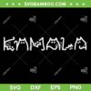 Kamala Harris Cat Lettering Positive SVG, Womens Kamala for President 2024 SVG PNG