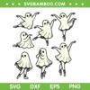 Ballet Ghost SVG PNG, Funny Halloween Ghost Ballet Dancer SVG, Spooky Dance Teacher DXF SVG PNG EPS