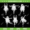 Ballet Ghost Dancer SVG PNG, Teacher Ghost Spooky Dance SVG, Funny Ghost Halloween Costume DXF SVG PNG EPS