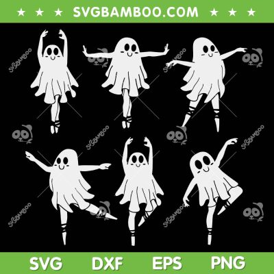 Ballet Ghost Dancer SVG PNG, Teacher Ghost Spooky Dance SVG, Funny Ghost Halloween Costume DXF SVG PNG EPS Ballet Ghost Dancer SVG PNG, Teacher Ghost Spooky Dance SVG, Funny Ghost Halloween Costume DXF SVG PNG EPS