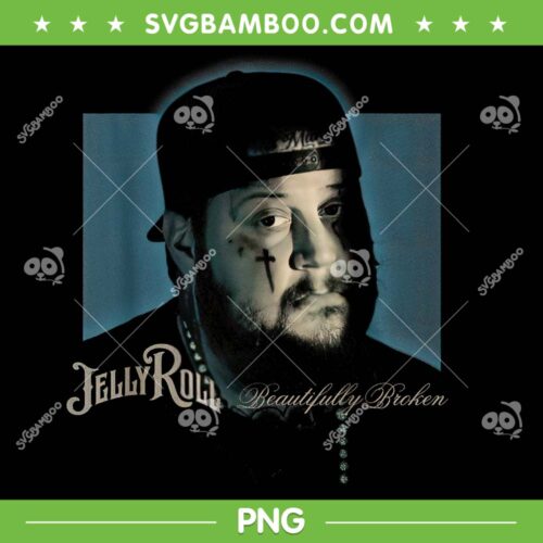 Jelly Roll Beautifully Broken PNG, Jelly Roll Portrait PNG