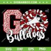 Go Bulldogs SVG PNG, Go Cheer Football Leopard SVG, Cheer Leader Bulldogs DXF SVG PNG EPS Go Bulldogs SVG PNG, Go Cheer Football Leopard SVG, Cheer Leader Bulldogs DXF SVG PNG EPS