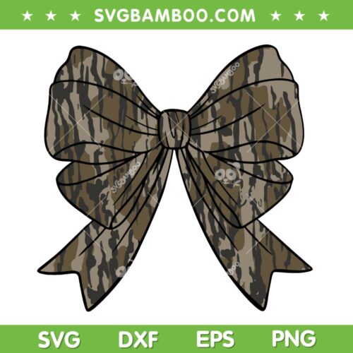 Camo Coquette Bow SVG PNG, Duck Hunt Duck Hunting SVG PNG