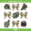 Camo Football Coquette Bow PNG, Football Mom Camou Game Day PNG Camo Football Coquette Bow PNG, Football Mom Camou Game Day PNG