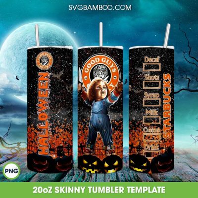 Chucky Starbucks Coffee Tumbler Wrap Tumbler PNG, Good Guys Chucky Starbucks 20oz Skinny Tumbler Template PNG Chucky Starbucks Coffee Tumbler Wrap Tumbler PNG, Good Guys Chucky Starbucks 20oz Skinny Tumbler Template PNG