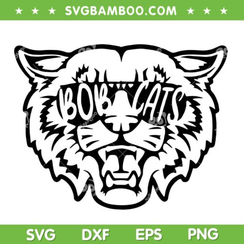 Cool Bobcat SVG PNG, Bobcats Sunglasses Animal Lover SVG