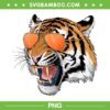 Cool Growling Bengal Tiger PNG, Bengals Tiger with Sunglasses PNG, Cincinnati Bengals Football Team PNG