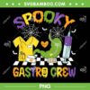 Spooky Gastro Crew PNG, Funny Nurse Gastro Halloween Costumes PNG
