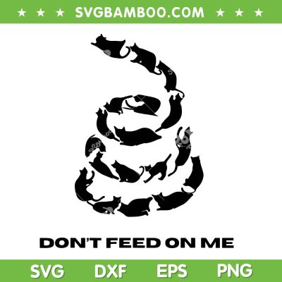 DON'T FEED ON ME CATS SVG, Funny Kamala Harris Cats SVG PNG