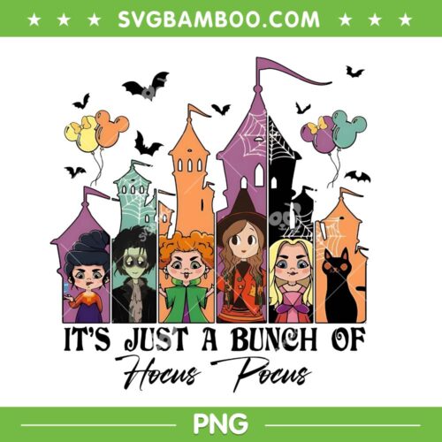 Disney Its Just A Bunch Of Hocus Pocus PNG, Halloween Disney Mouse Hocus Pocus PNG