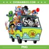 Stitch Horror Movies Characters PNG, Funny Disney Stitch in Car PNG, Disney Stitch Scrary Characters PNG