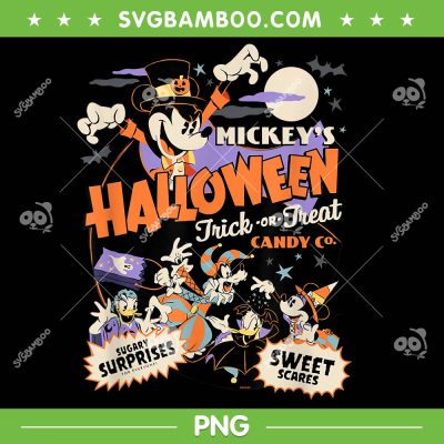 Disney Mickeys Halloween Trick or Treat PNG, Mickey and Friends Halloween Candy Co PNG Disney Mickeys Halloween Trick or Treat PNG, Mickey and Friends Halloween Candy Co PNG