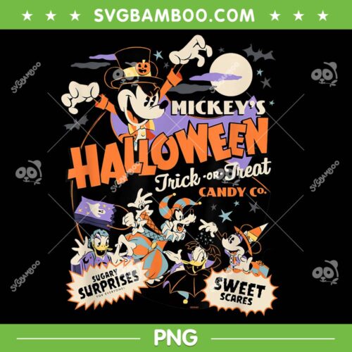 Disney Mickeys Halloween Trick or Treat PNG, Mickey and Friends Halloween Candy Co PNG