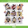 Disney Princess Polaroid Frame PNG, Halloween Disney Princess PNG, Disney Mouse Princess PNG