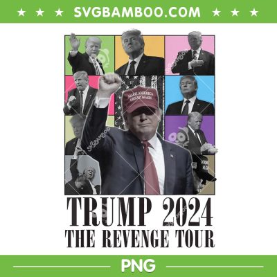 Donald Trump The Revenge Tour 2024 PNG, Trump The Eras Tour PNG
