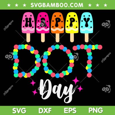 Dot Day 2024 Colorful SVG PNG, Happy Polka Dot Day SVG, Cream Dot Day DXF SVG PNG EPS
