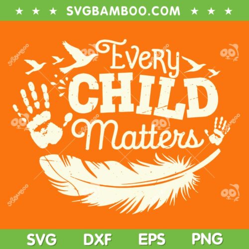 Every Day Child Matter 2024 SVG, Orange Kindness Anti Bully SVG PNG