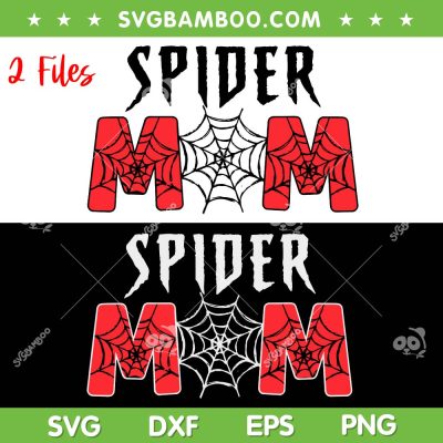 Spider Mom SVG PNG, Family Spider Mom Birthday Theme SVG