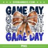 Football Coquette Bow Dallas Cowboys PNG, Game Day Football NFL PNG