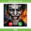 Evil Jonkler Is Calling Halloween PNG, Funny Joker Big Face PNG, Halloween Joker Shirt PNG