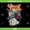 Ghost Band Graveyard PNG, Ghost Music Band Rock Tour 2024 PNG