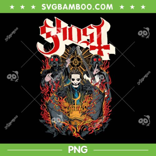 Ghost Secret Of The Muse PNG, Ghost Band 2024 Tour PNG