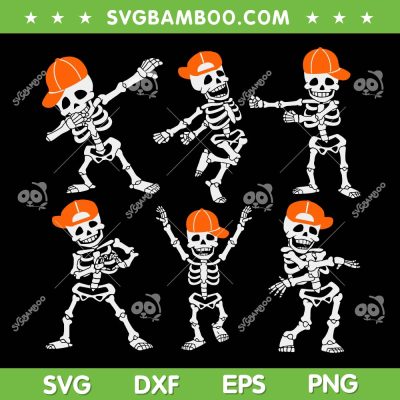 Halloween Skeleton Dancing SVG, Skeleton Cap Dabbing Halloween SVG PNG Halloween Skeleton Dancing SVG, Skeleton Cap Dabbing Halloween SVG PNG