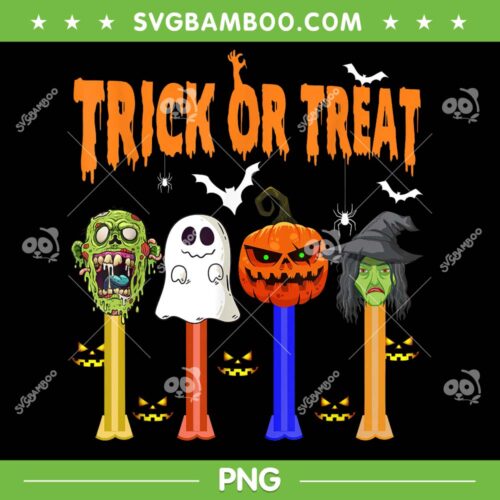 Halloween Trick or Treat PNG, Zombie Ghost Pumpkin Witch Scary Head PNG, Halloween Dispensers PNG