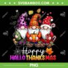 Gnomes Happy Hallothanksmas 2024 PNG, Gnomies Lover Halloween Thanksgiving Christmas PNG