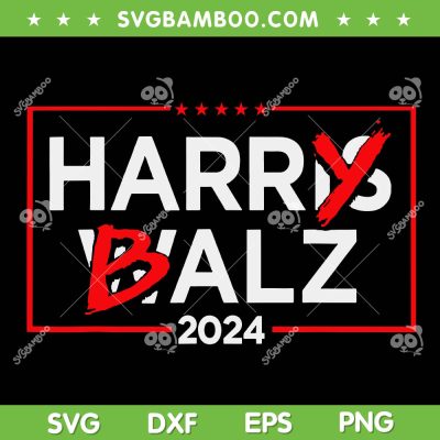Harry Balz 2024 SVG PNG, Funny Kamala Harris Walz SVG