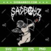 Junior Sad Boyz II SVG PNG, Corridos Tumbados H Belicos Mexico Music SVG, Junior H Angle Love SVG PNG
