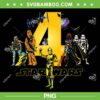 Star Wars Classic Characters Fourth Birthday PNG, Star Wars Party 4 Year Old PNG