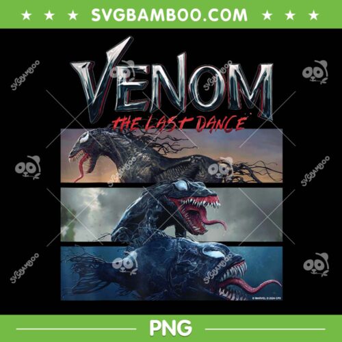 Marvel Venom The Last Dance PNG, Venomized Horse Frog and Fish PNG