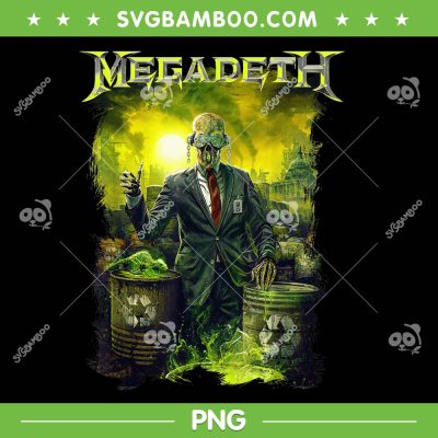 Megadeth Toxic Vic PNG, Megadeth Band Poster PNG