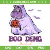 Moo Deng Halloween SVG PNG, Cute Baby Pygmy Hippo Pumpkin SVG, Bouncy Pig in Thai Halloween DXF SVG PNG EPS