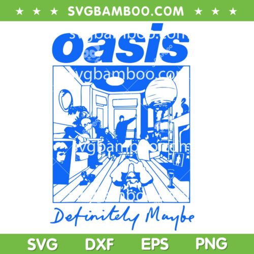 Oasis Definitely Maybe Art SVG PNG, Hot Album Definitely
