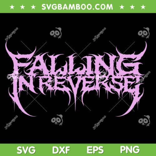 Falling In Reverse SVG PNG, Popular Monster SVG, Rock Band Falling In Reverse DXF SVG PNG EPS