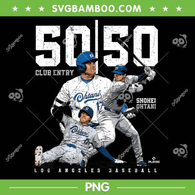 Ohtani Historic 50-50 PNG, Club Entry Shohei Ohtani MLBPA PNG